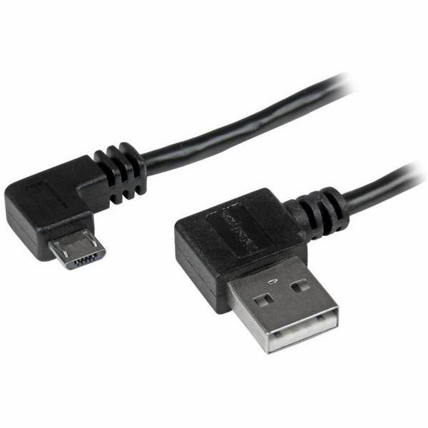 StarTech.com 1m 3 ft Micro-USB Cable with Right-Angled Co...