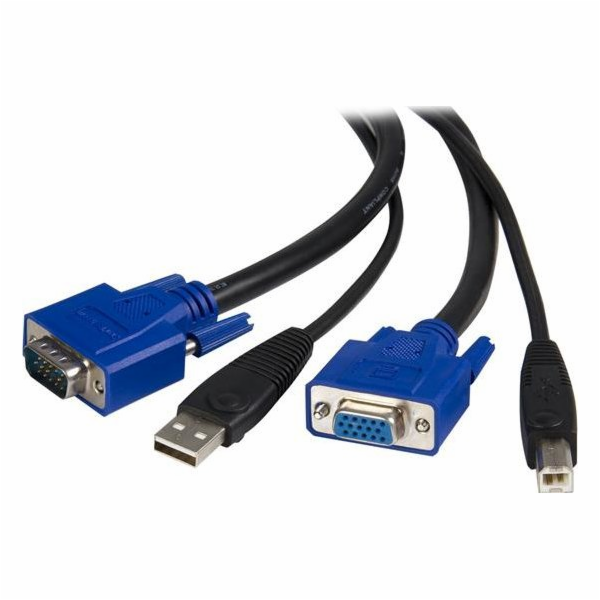 StarTech.com 2-in-1 USB KVM Cable - Keyboard / video / mo...