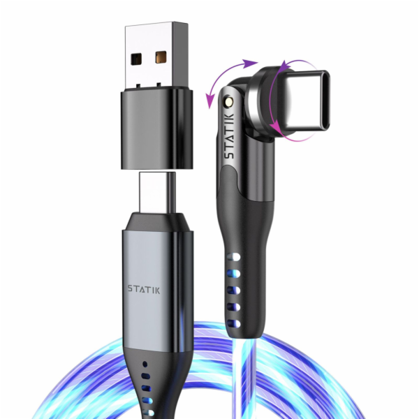 STATIK Statik PowerPivot GloBright Pro USB kabel - USB-C ...