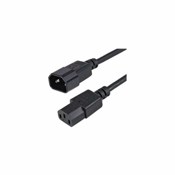 StarTech 1M C14 - C13 napájecí kabel, černý (PXT1001M)