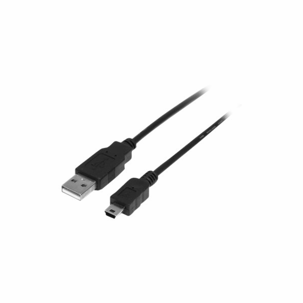 StarTech USB-A - miniUSB USB kabel 2 m černý (USB2HABM2M)
