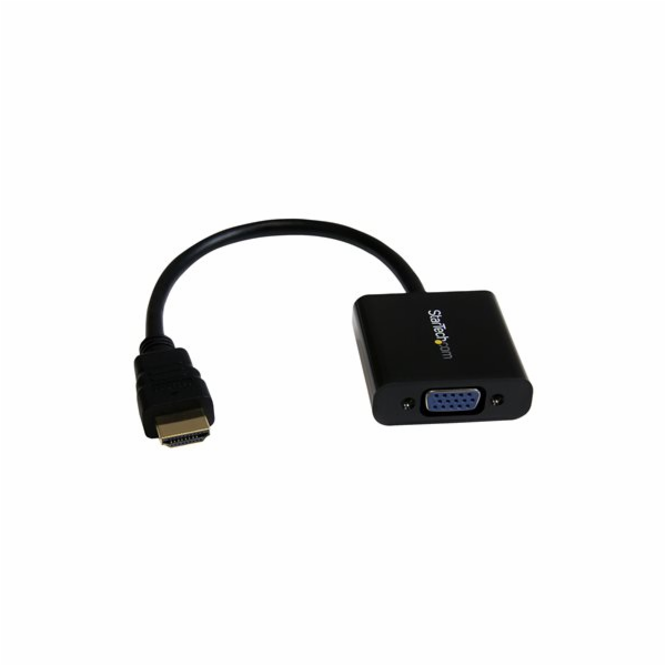 StarTech HDMI - D-Sub (VGA) AV adaptér 0,1 m černý (HD2VG...