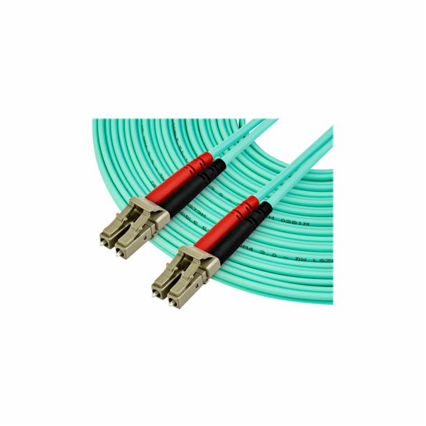 Startech 10 m OM4 LC to LC Multimode Duplex Fiber Optic P...