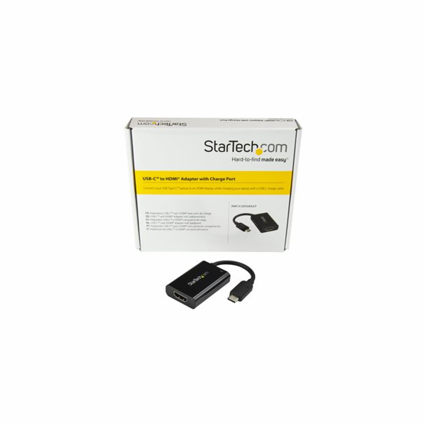 StarTech CDP2HDUCP AV adaptér USB-C - HDMI + USB-C černý ...