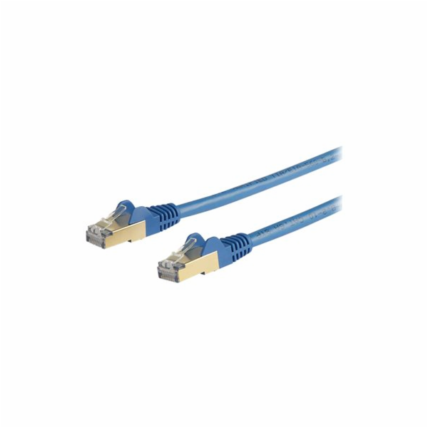Patchcord StarTech CAT6A, STP, 2m, modrý (6ASPAT2MBL)