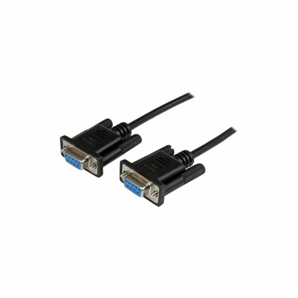 StarTech 2m Black DB9 RS232 Serial Null Modem Cable F/F -...