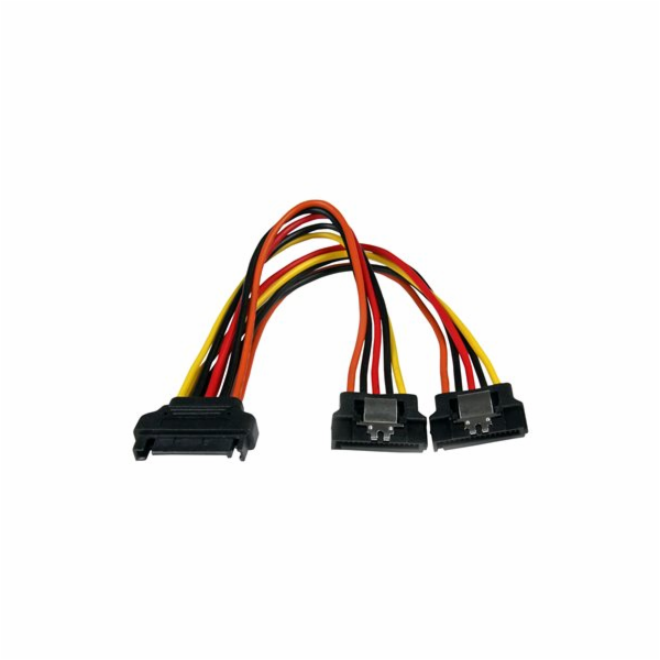 StarTech SATA 15-pin - SATA 15-pin x2, 0,15 m, vícebarevn...