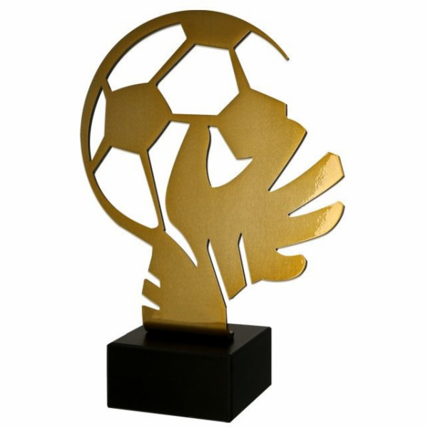 Victoria Sport Metal Trophy s mramorovou základnou - Fotbal