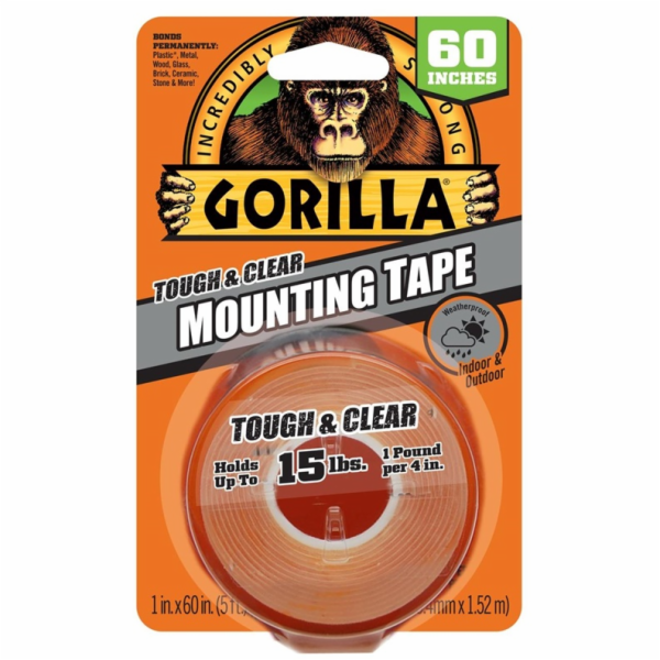 Opravná páska Gorilla Mounting, oboustranná, 1,5 m x 2,54 cm