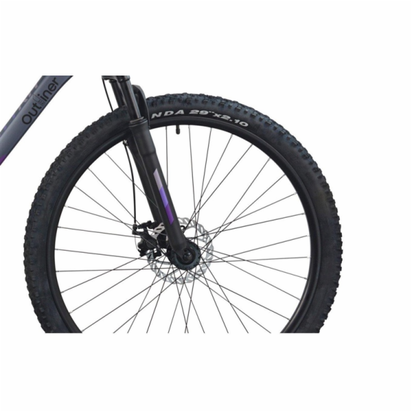 Horské kolo Outliner, 29", šedo-fialové