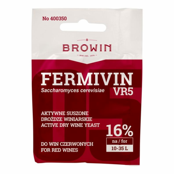 Sušené vinné droždí BIOWIN DRVR5/400350, 7 g