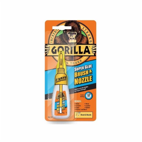 Lepidlo se štětcem a tryskou GORILLA, 12 g