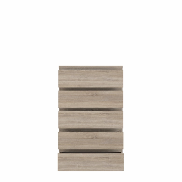 Komoda Domoletti LSQK312-D30F, hnědá, 42,2x77,2x128 cm