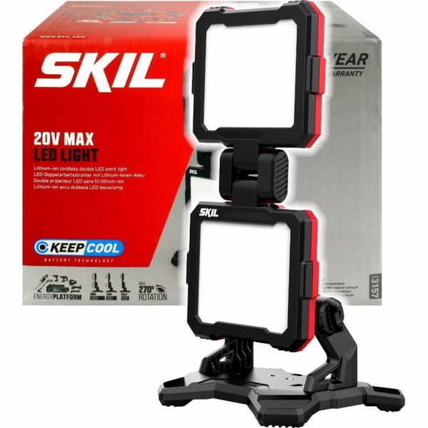 Dobíjecí dvojitý LED světlomet 3157 CA 18V