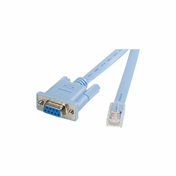 StarTech Kabel StarTech RJ-45 na DB9 Cisco 1,8 m M/F Modrý