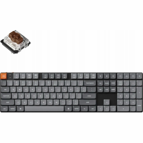 Keychron Mechanická klávesnice K5 Max QMK/VIA s nízkoprof...