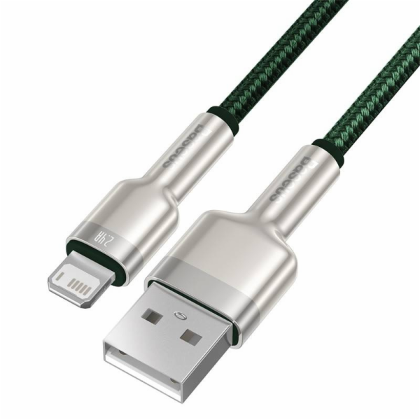 Baseus USB-A - Lightning kabel 1 m Zelený (baseus_2021031...