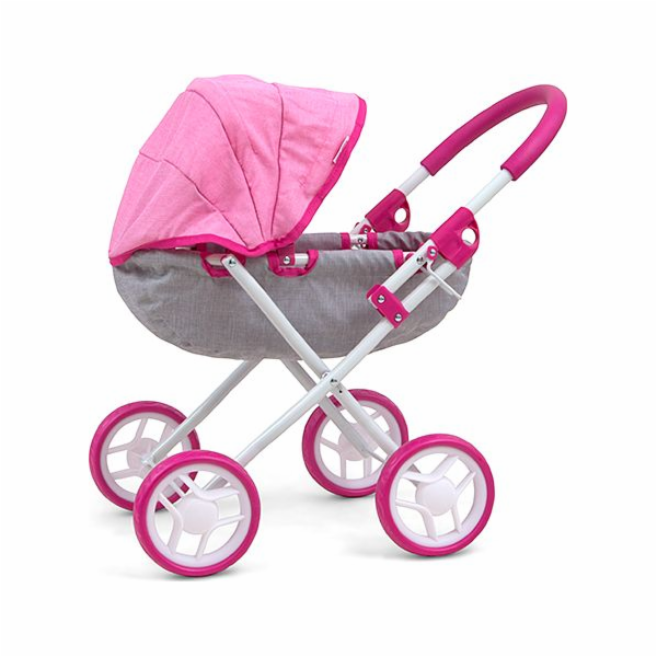 Dětský kočárek pro panenky Milly Mally Dori Prestige Pink