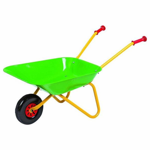 Dětské zahradní kolečko kovové Milly Mally Rolly Toys zelené
