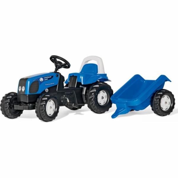 Šlapací traktor s vlečkou Rolly Kid Landini modrý