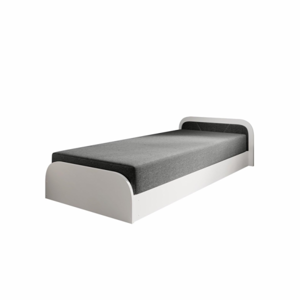 ELTAP POSTEL PRAVÁ 80X190 WHT/ŠEDÁ W MATR