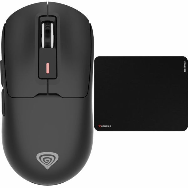 Myš Genesis ZIRCON 660 ČERNÁ (NMG-2191) + podložka pod my...