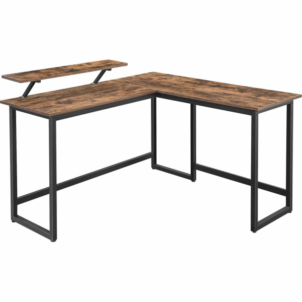 Songmics Stůl SGM-LWD56X hnědý 140 cm x 130 cm