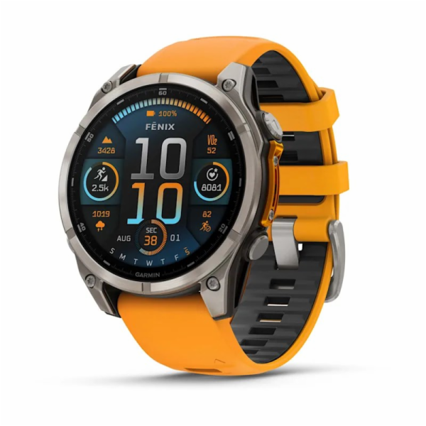 Garmin fenix® 8 – 47 mm, AMOLED, Sapphire, Titanium s Ora...