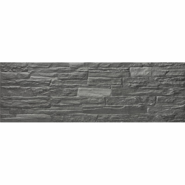 Dekorovaný kamenný obklad MUBI NEGRO, 52×17 cm