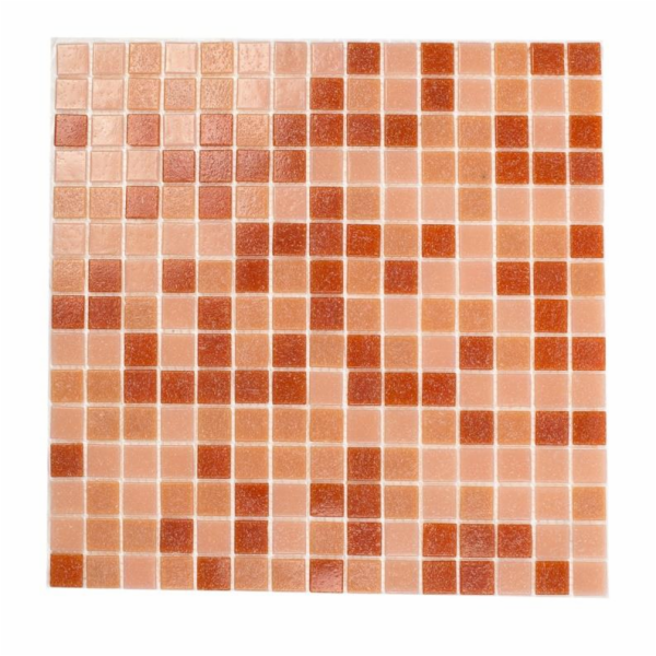 Skleněná mozaika BTS A82 hnědá, 32,7 x 32,7 cm