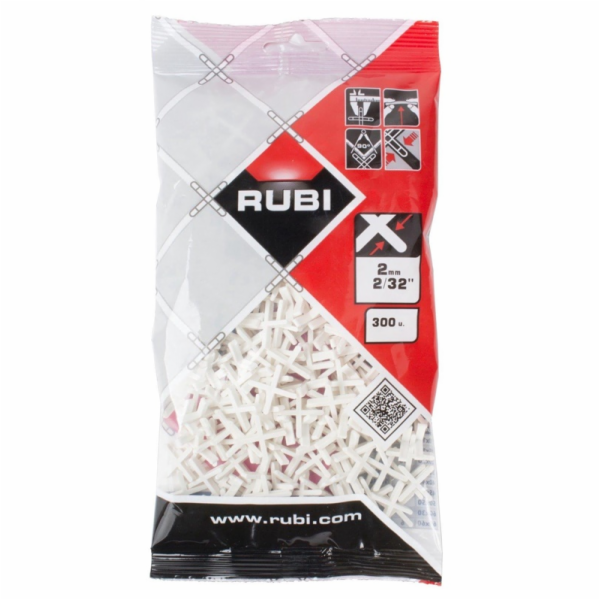 Rubi kříže, 2 mm, 300 ks.