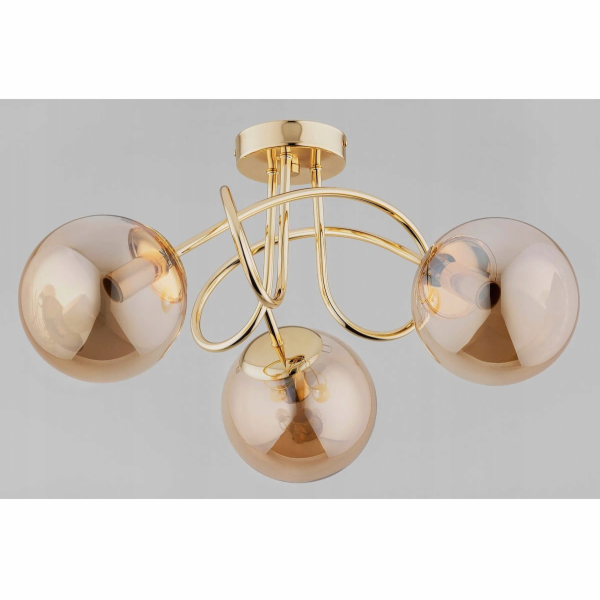 Stropní svítidlo Alfa Banko 62365 5x10W E14 zlatá