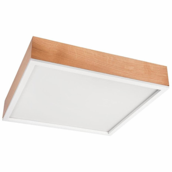 Lamkur Stropní svítidlo Oak Square 49045 4x15W E27 dub/bílá