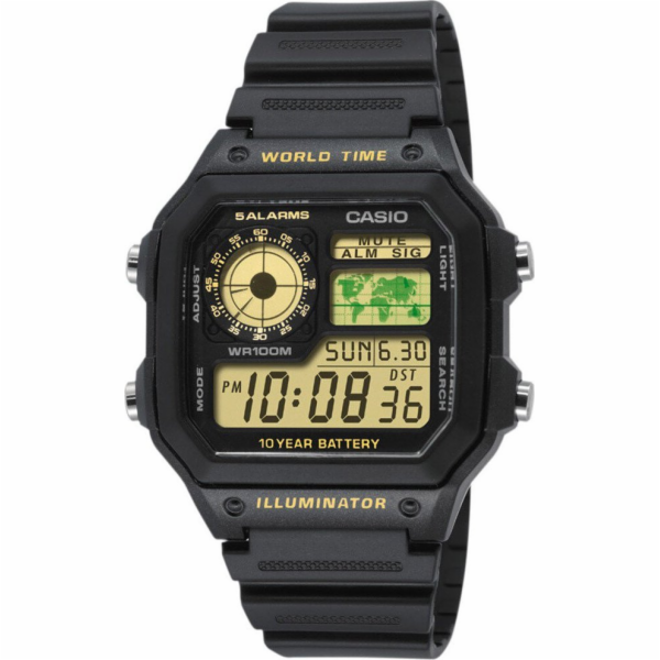 Hodinky Casio PÁNSKÉ HODINKY CASIO Sports AE-1200WH-1B + ...
