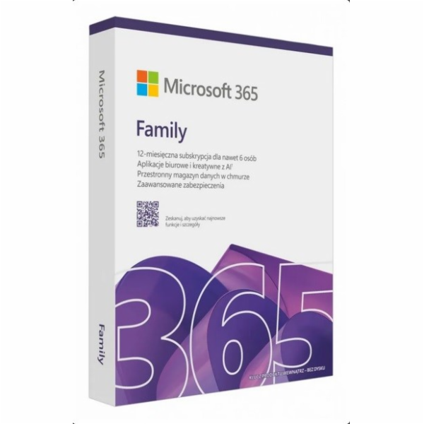 Microsoft Rodina M365 PL 1Y 6U Win/Mac EP2-32382