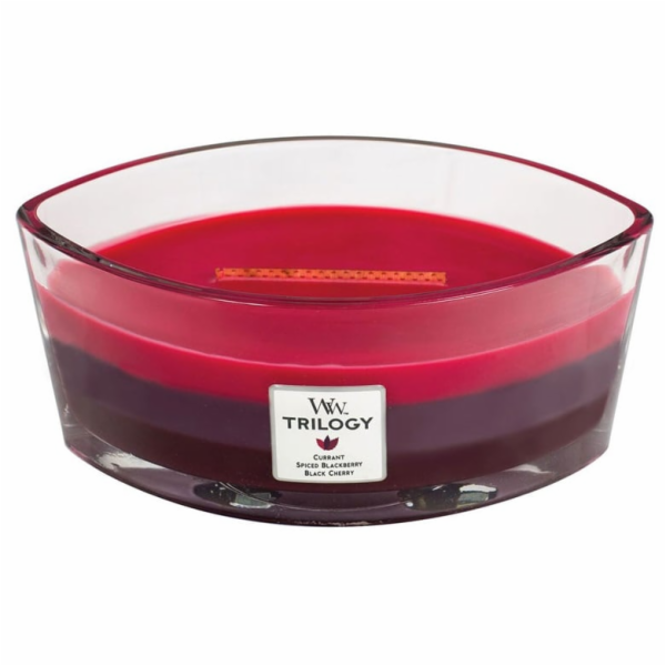 Svíčka Trilogy WoodWick, Letní bobule, 453.6 g