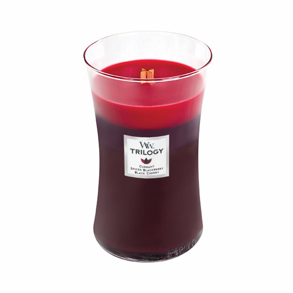 Svíčka WoodWick Trilogy velká, Sun Ripened Berries, Letní...