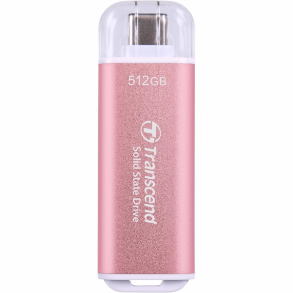 Externí SSD disk Transcend USB-C 512GB EXT. PINK/TS512GES...