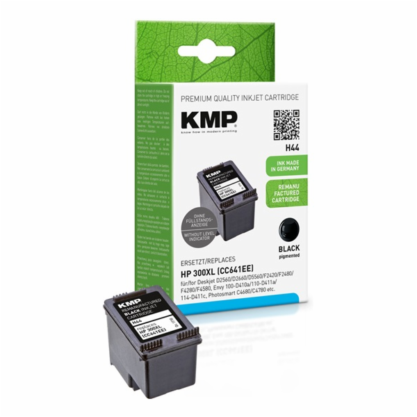 KMP H44 cartridge cerna komp. s HP CC 641 EE c. 300XL