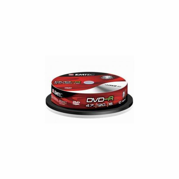 EMTEC DVD-R Classic [ Cakebox 10 ks | 4.7GB | 16x ]