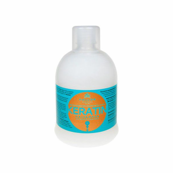 Šampon na poškozené, barvené vlasy Kallos Keratin Shampoo...