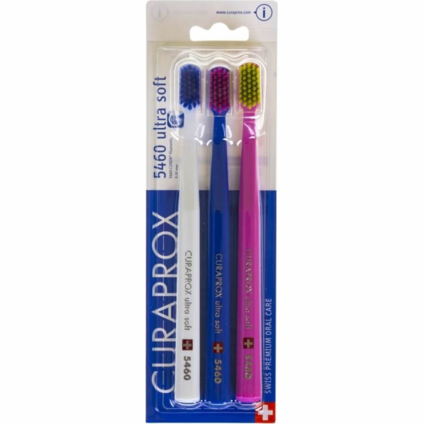 Zubní kartáček Curaprox 5460 Ultra Soft Trio 3ks