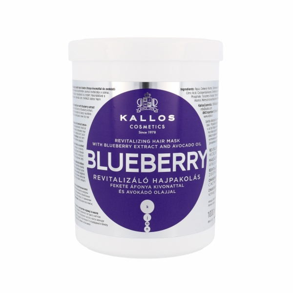 Maska na vlasy Kallos Blueberry Hair Mask 1000ml