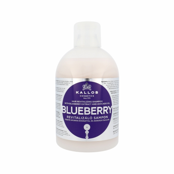 Šampon na suché vlasy Kallos Blueberry Hair Shampoo 1000ml