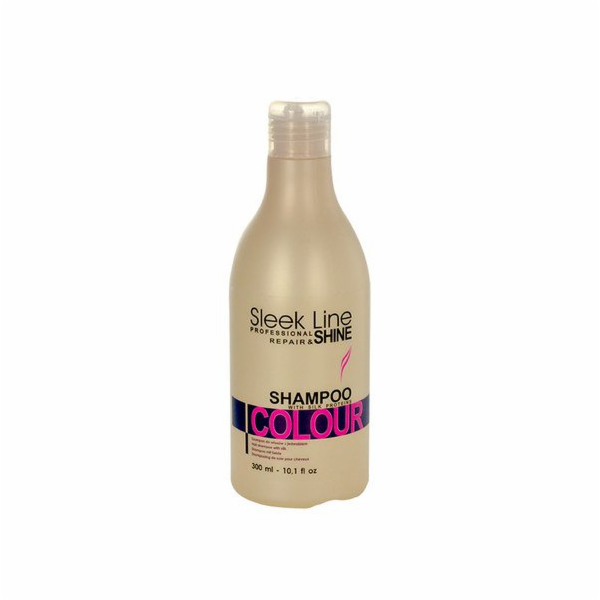 Šampon na poškozené, barvené vlasy Stapiz Sleek Line Colo...