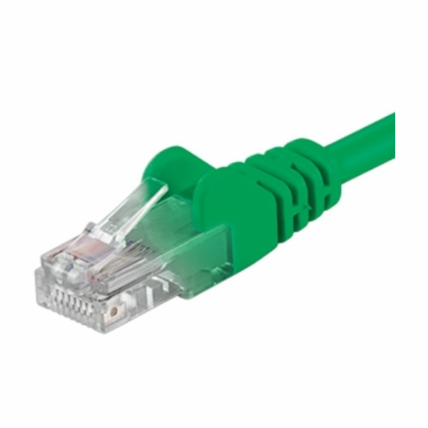 PremiumCord Patch kabel UTP RJ45-RJ45 CAT6 0.5m zelená