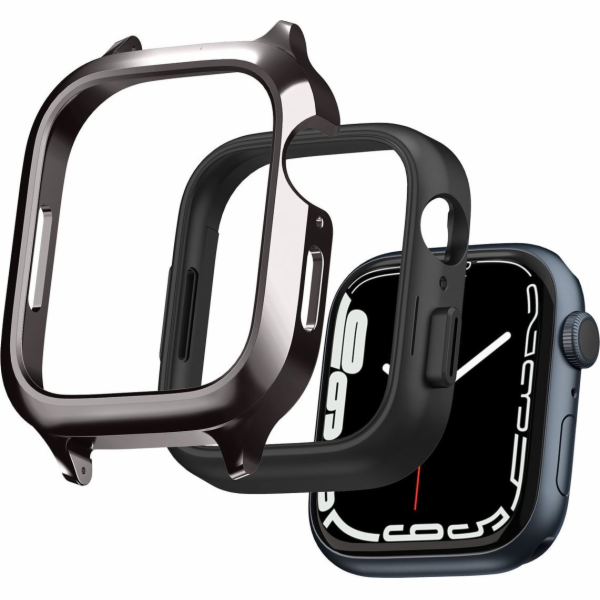 Spigen Strap + pouzdro Spigen Metal Fit Pro Apple Watch 7...