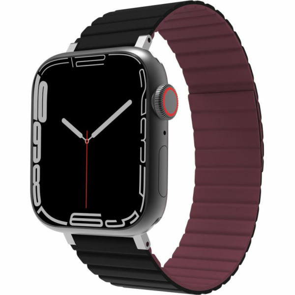 Jcpal Řemínek JCPal FlexForm pro Apple Watch černý/červen...