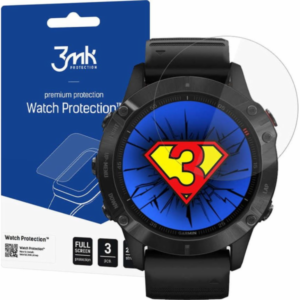 Ochranná fólie 3MK Screen x3 3mk Watch Protection pro Gar...