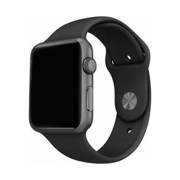 Mercury Silicon Apple Watch řemínek 38/40/41 mm černo/černý